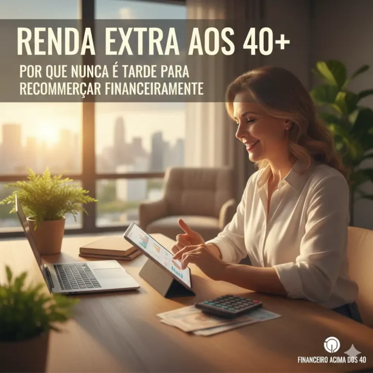 Renda Extra aos 40+: Por Que Nunca É Tarde Para Recomeçar Financeiramente