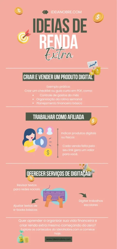 renda extra para mulheres iniciantes em casa